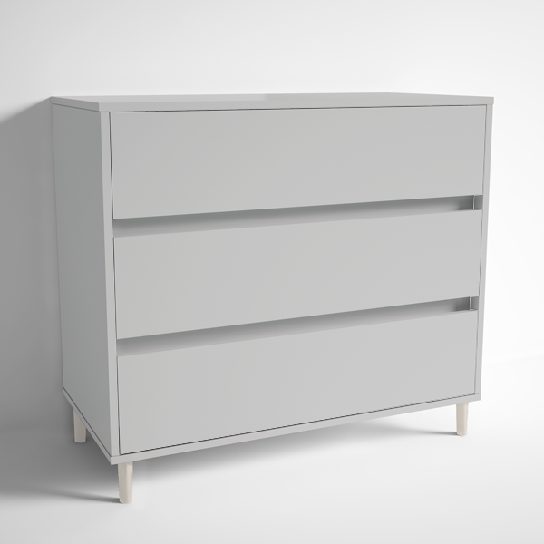 3 Drawer Freestanding Drawer Chest