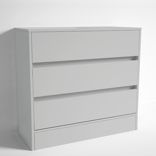 3 Drawer Freestanding Drawer Chest