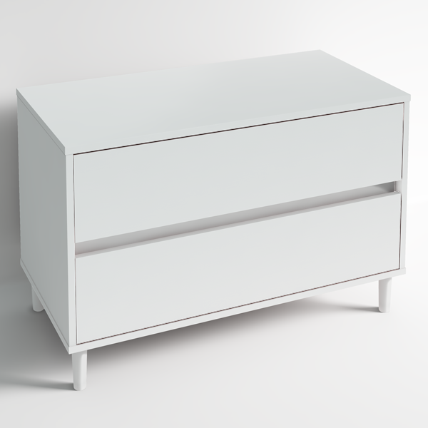 2 Drawer Freestanding Drawer Chest