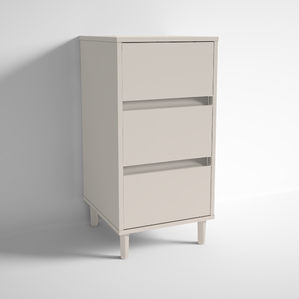 3 Drawer Freestanding Drawer Chest