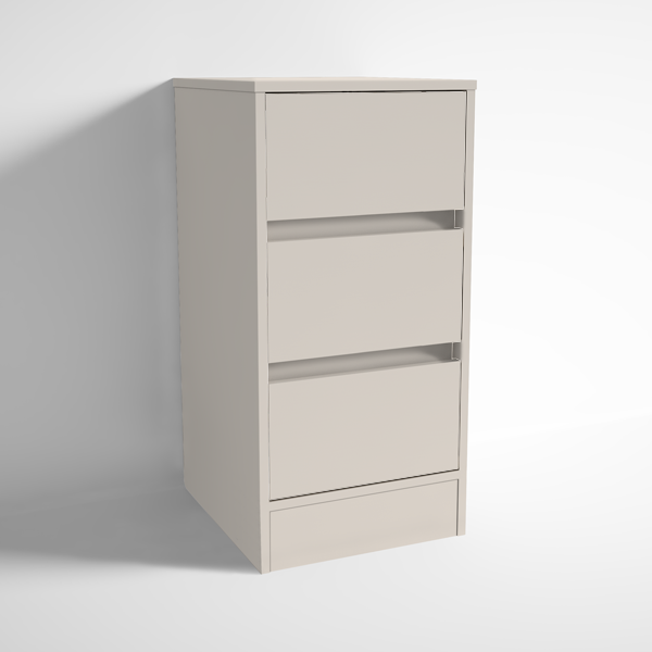 3 Drawer Freestanding Drawer Chest