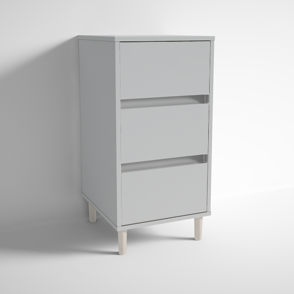 3 Drawer Freestanding Drawer Chest