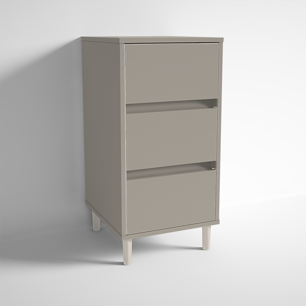 3 Drawer Freestanding Drawer Chest