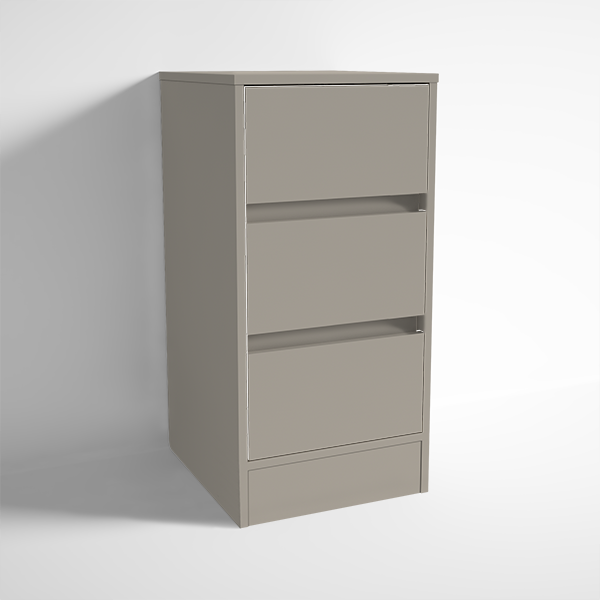 3 Drawer Freestanding Drawer Chest