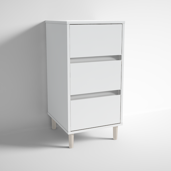 3 Drawer Freestanding Drawer Chest