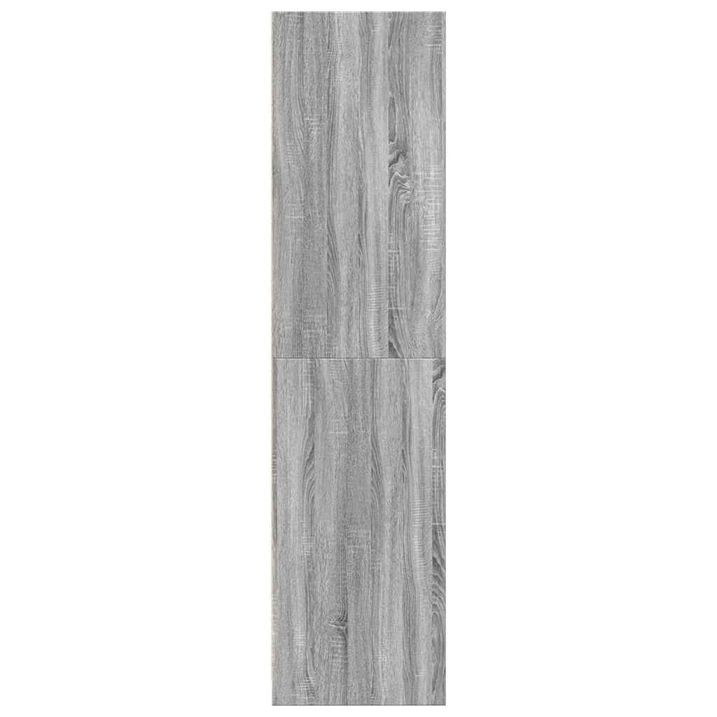 Wardrobe Grey Sonoma 80x50x200 cm Engineered Wood