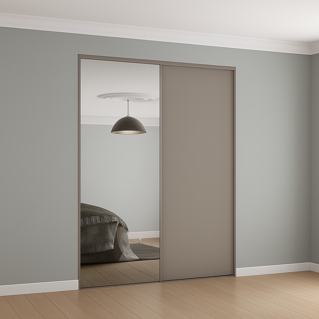 Classic Mirror and Panel Wardrobe Door Kits