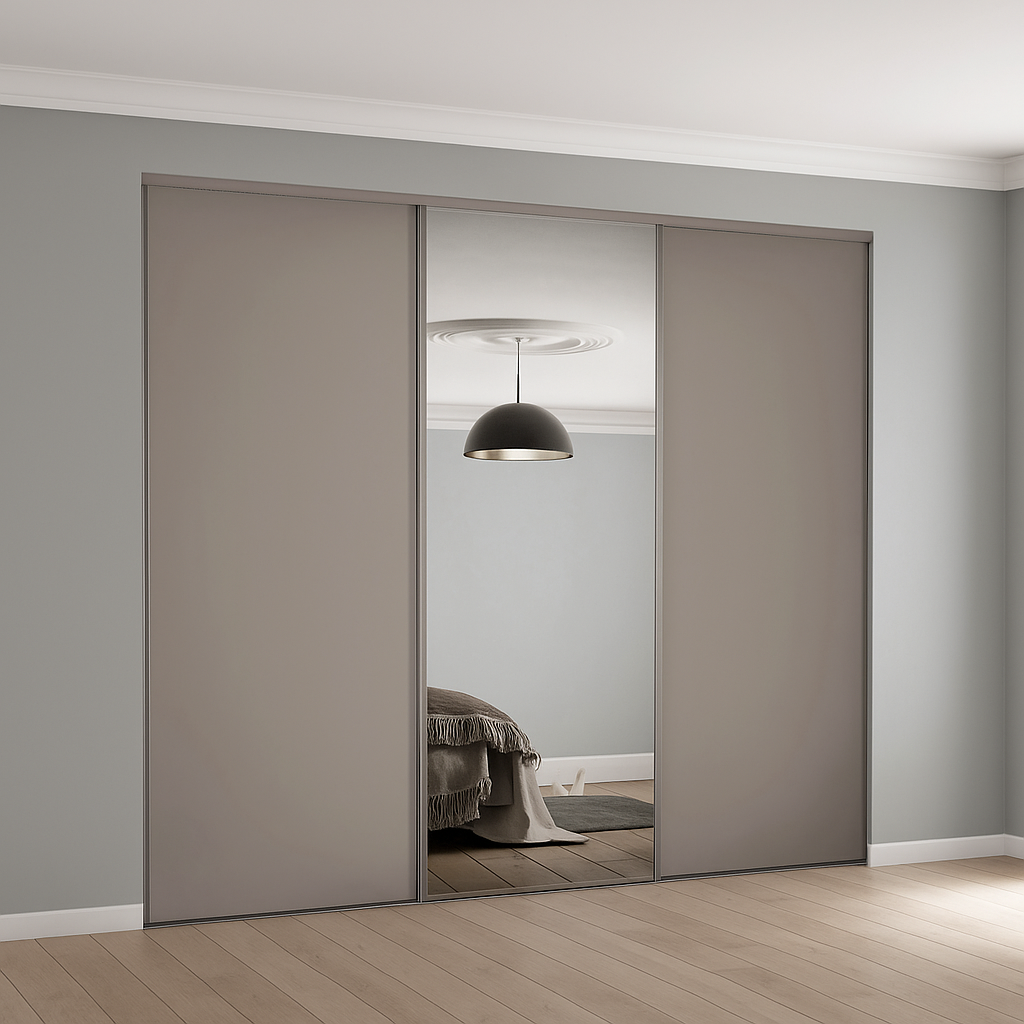 Classic Mirror and Panel Wardrobe Door Kits