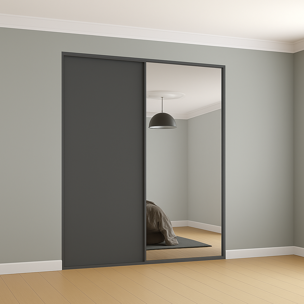 Classic Mirror and Panel Wardrobe Door Kits