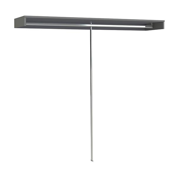 Colour Matched Shelf With Hanging Rail