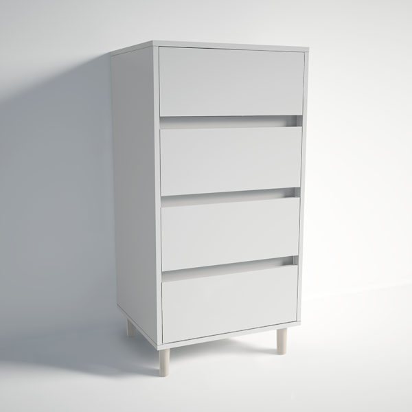 4 Drawer Freestanding Drawer Chest