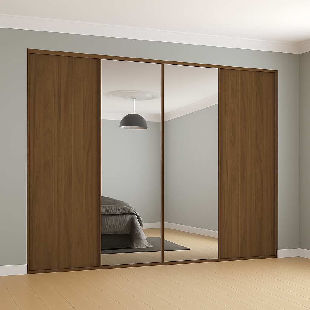 Classic Mirror and Panel Wardrobe Door Kits