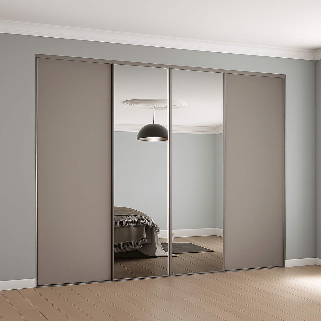 Classic Mirror and Panel Wardrobe Door Kits
