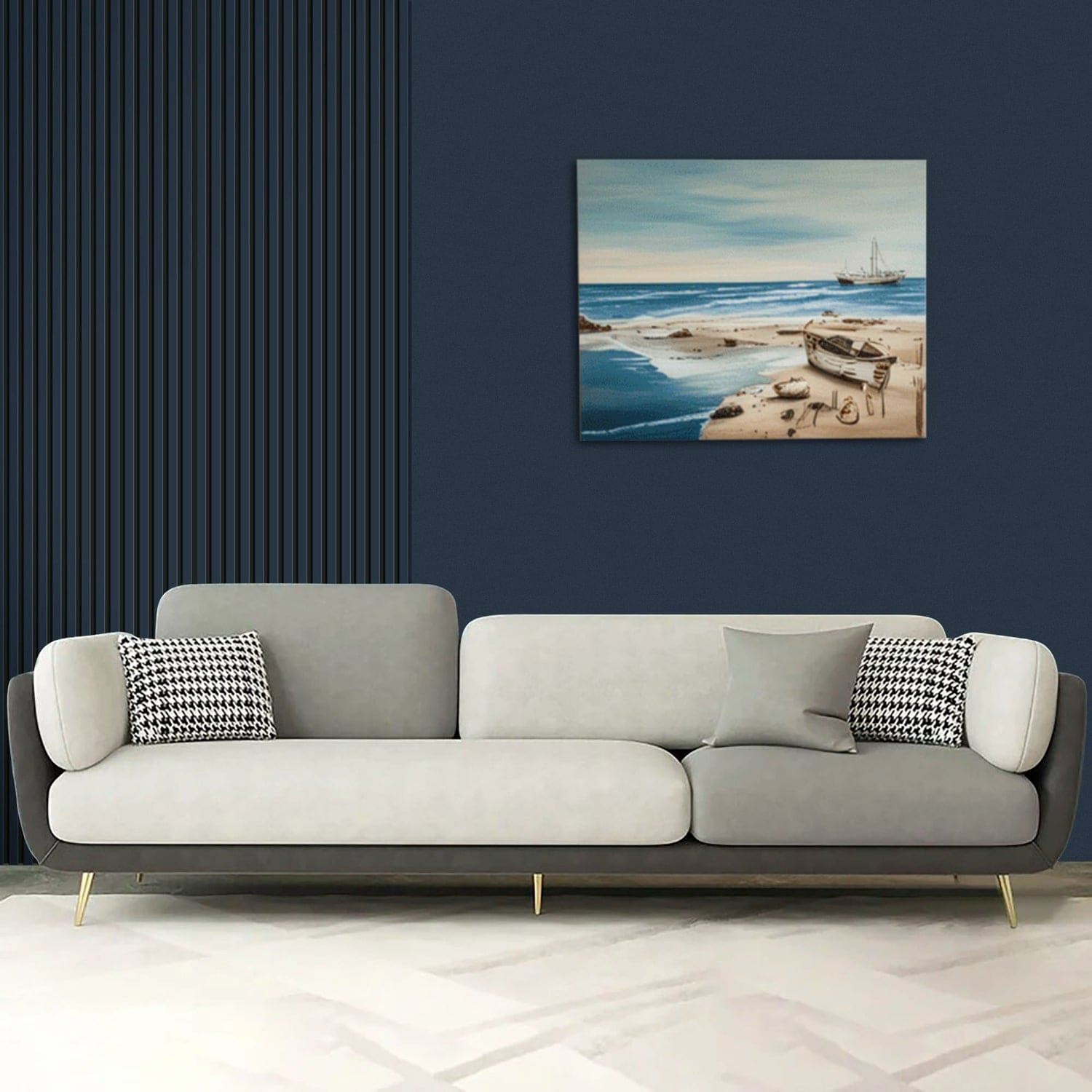 Coloured Acoustic Slatted Wall Panels-0