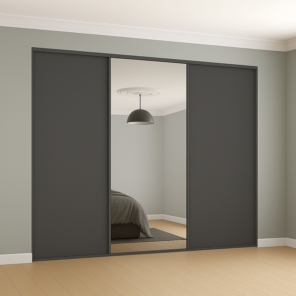 Classic Mirror and Panel Wardrobe Door Kits