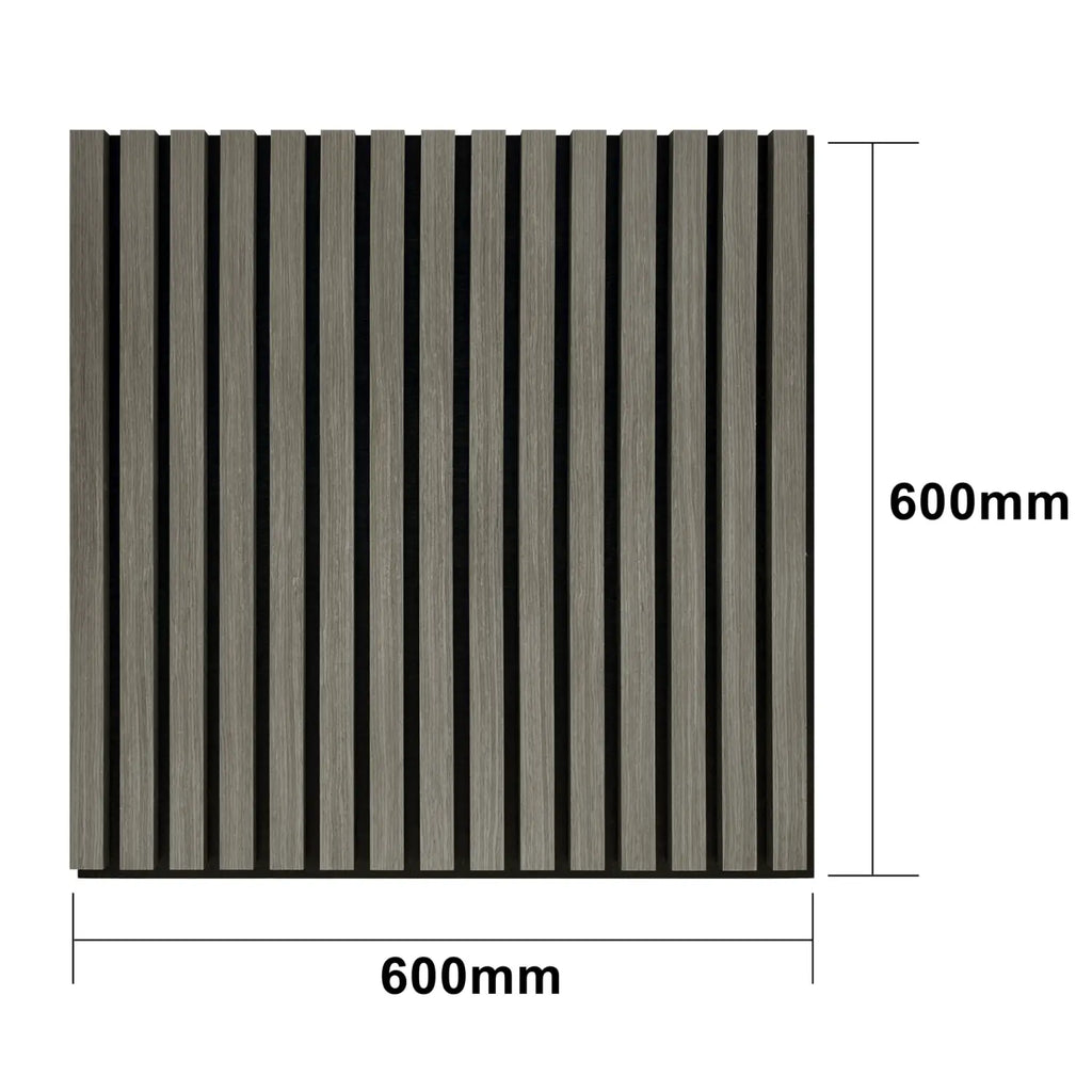 Grey Oak Acoustic Wall Panels Pack of 4-2