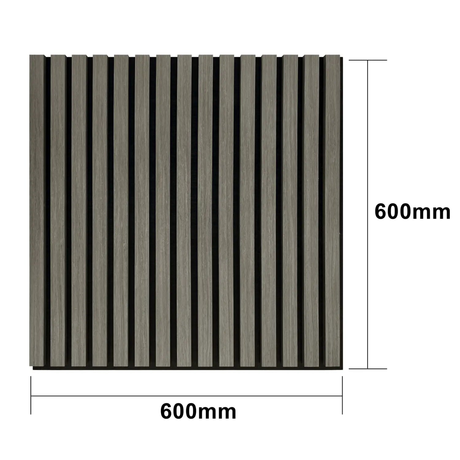 Grey Oak Acoustic Wall Panels Pack of 4-2