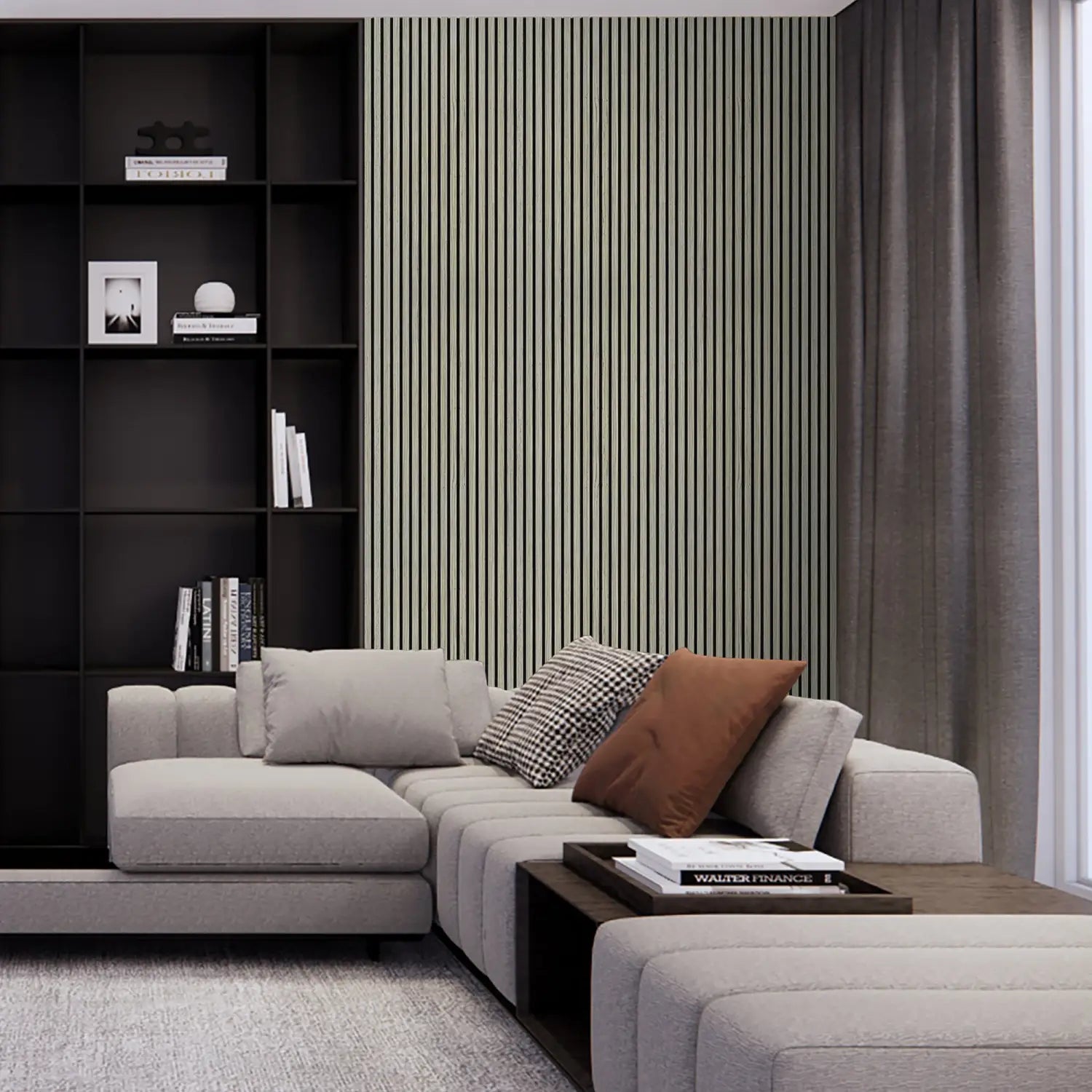 Grey Oak Acoustic Wall Panels-1