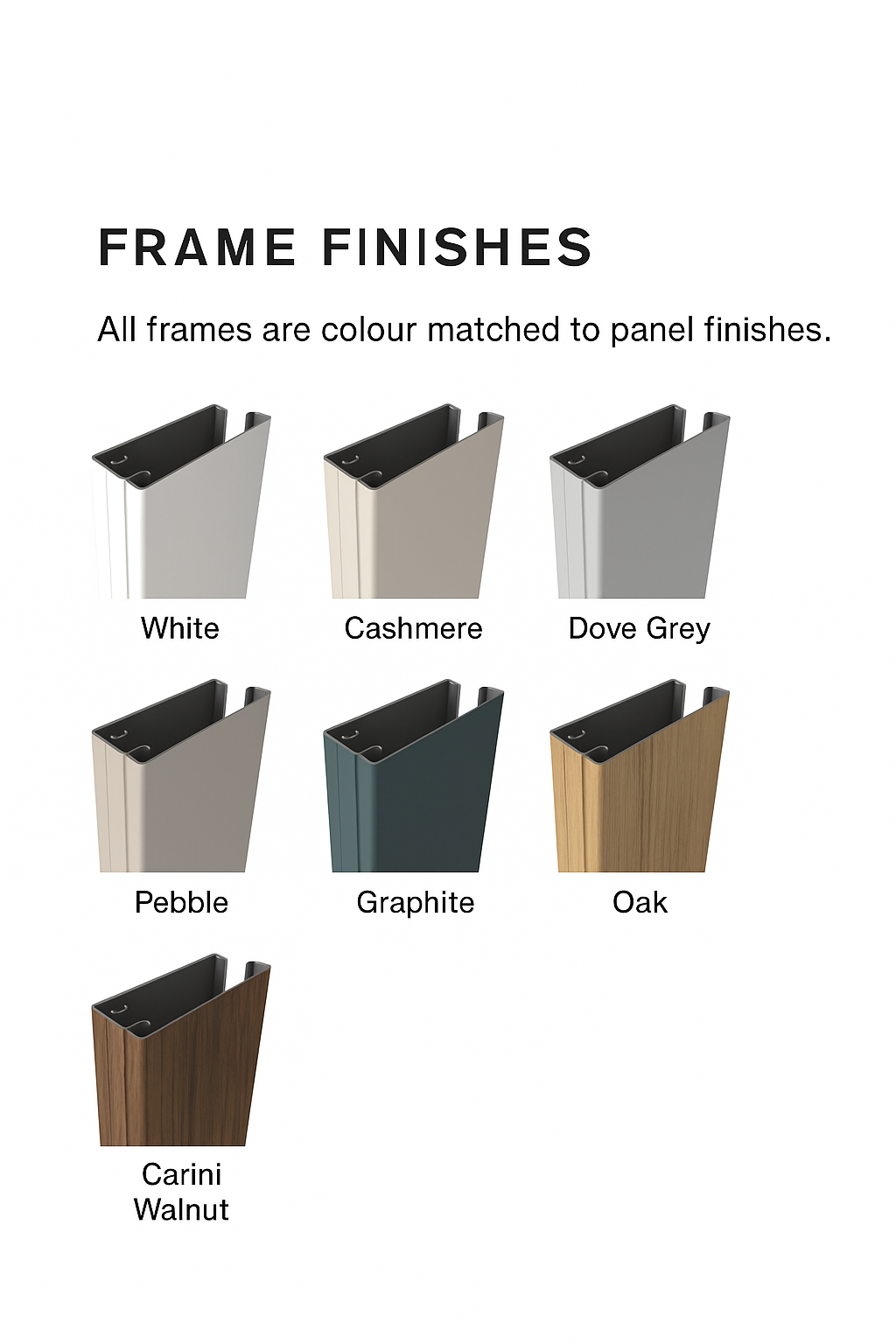Shaker 3 Panel Mirror Sliding Wardrobe Door Kit