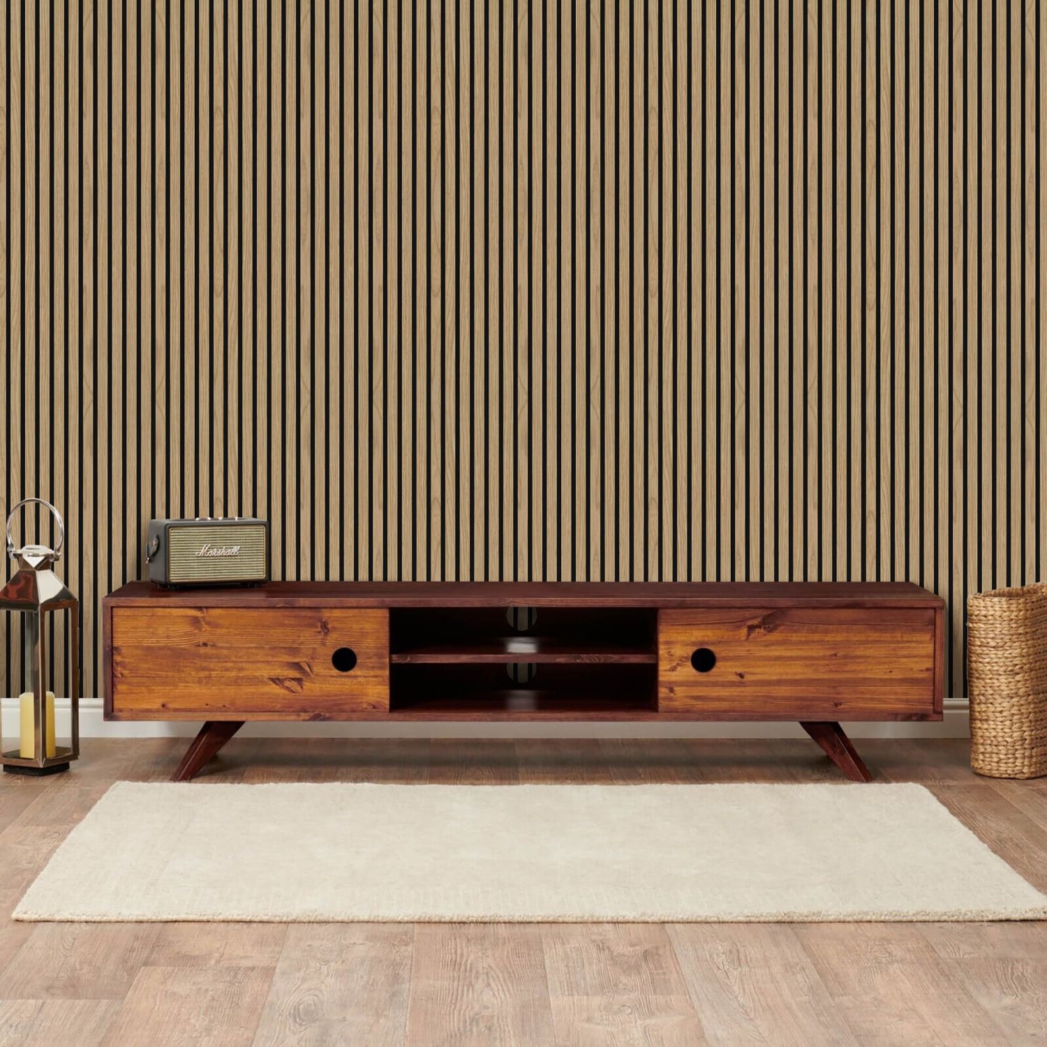 Walnut Acoustic Wall Panels-2